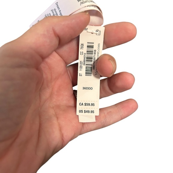 NWT Victoria’s Secret lightly lined burgundy lace full coverage bra size 36DDD - Picture 4 of 6